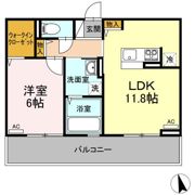 セレーノ南田宮の間取り画像