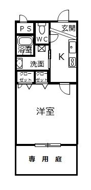 フジパレス西国分の間取り画像