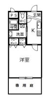 フジパレス西国分の間取り画像