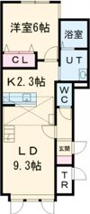 プランドールホクモンの間取り画像