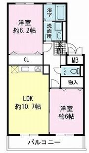 ヴィラコンテッサ原IIの間取り画像