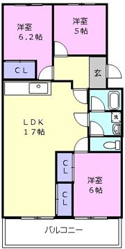 第二マンションむつみヶ丘の間取り画像