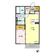 タウンコートくろい駅東 Ⅲの間取り画像