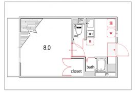 イースト207の間取り画像
