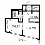 Residence5c(レジデンス5c)の間取り画像