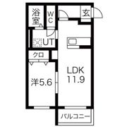 レジデンス北方の間取り画像