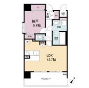スプランディッド中之島WESTの間取り画像