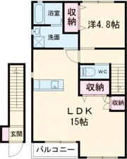 フレーシュIIの間取り画像