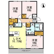 コリド黒田 B棟の間取り画像