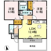 ルミエール太田 A棟の間取り画像