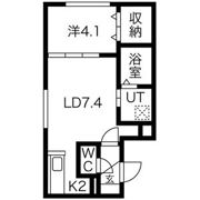 アルーア北大前の間取り画像