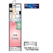 レガーメ野並 バイクOKの間取り画像