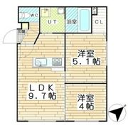 TRIPLE M (トリプルエム)の間取り画像