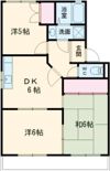 ラフォーレ西沢の間取り画像