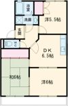ラフォーレ西沢の間取り画像