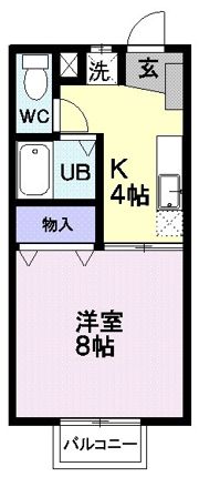 オランダ村 G棟の間取り画像