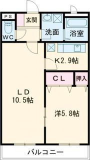 リバーウエスト壱番館の間取り画像