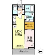 美麗・上町の間取り画像