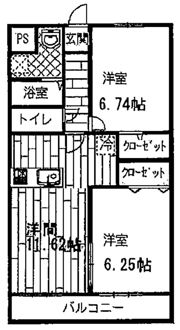 GRACE高千穂の間取り画像