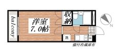 ジュネパレス津田沼第17の間取り画像
