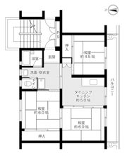 ビレッジハウス岬台1号棟の間取り画像