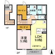 クレール・コスモの間取り画像