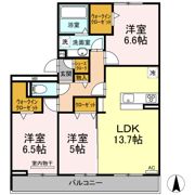 アベニールの間取り画像