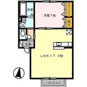 セジュール宮川Ⅱの間取り画像