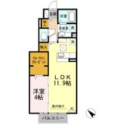 ｱﾙｶﾃﾞｨｱ／ｲﾝﾍﾟﾘｱﾙ インペリアルの間取り画像