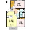 グランユニティー A棟の間取り画像