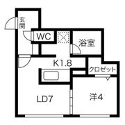 植物園テラスの間取り画像