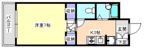 フレンズの間取り画像