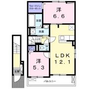 パストラル香音 Ⅰの間取り画像