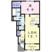 パストラル香音 Ⅳの間取り画像