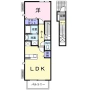 キングハウスⅠの間取り画像
