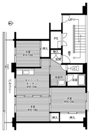 ビレッジハウス豊川2号棟の間取り画像