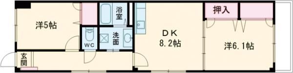 サンコーポ輝の間取り画像