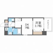 プライマル南森町パークビューの間取り画像