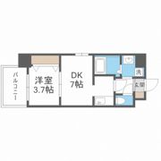 プライマル南森町パークビューの間取り画像