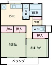 野口マンションの間取り画像