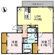 agerate(アジェラート) B棟の間取り画像