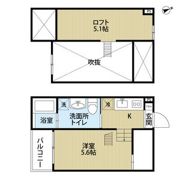 エクル烏森(エクルカスモリ)の間取り画像