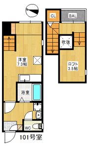 MAISONETIC Rene corpo（ルネコーポ）の間取り画像