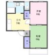 ハイツ紀の川の間取り画像