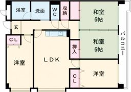 リバーサイド鎌倉の間取り画像