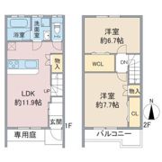 アプト ウィスタリアの間取り画像