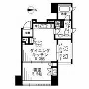 プライムアーバン四谷外苑東の間取り画像
