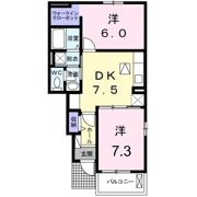 レジデンス ブライト Bの間取り画像