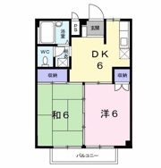 平國ハイツの間取り画像