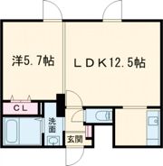 クオーレイーストの間取り画像